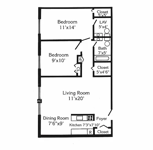Floor plan D