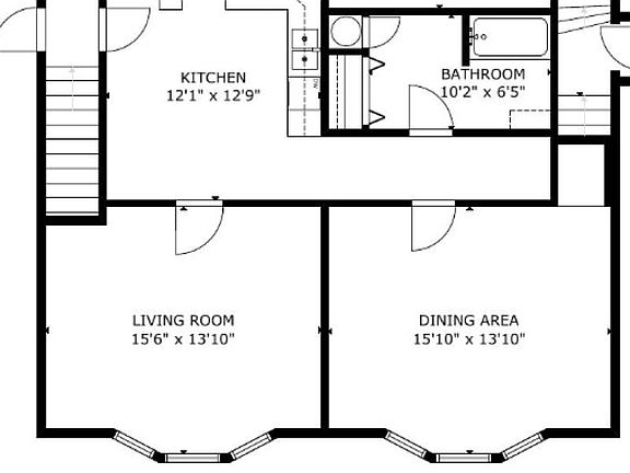 2nd image of 106 E Jefferson St #2A