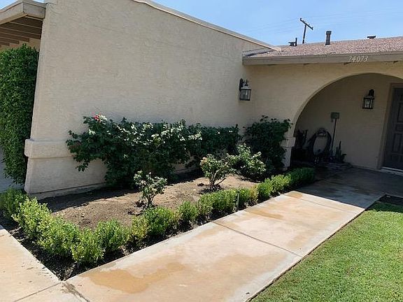 Roses & Bougainvillea Garden at Entry