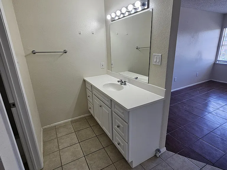Upstairs dressing area