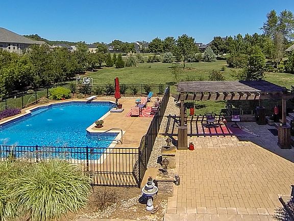 Large back yard with pool! 
