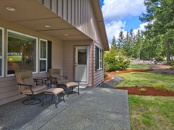 Private covered porch and patio