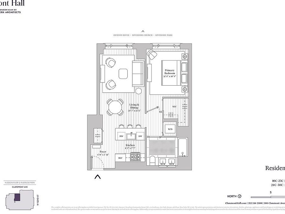 1st image of 100 Claremont Ave APT 20C