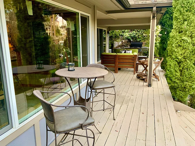 Semi covered area