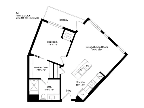 Floor plan B4