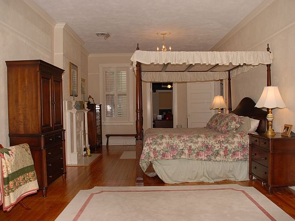 The master has a HUGE sitting area, walk-in closet, and full bath.