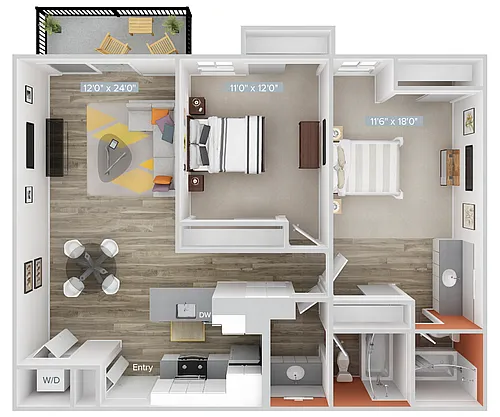 Floor plan B3-1000-2