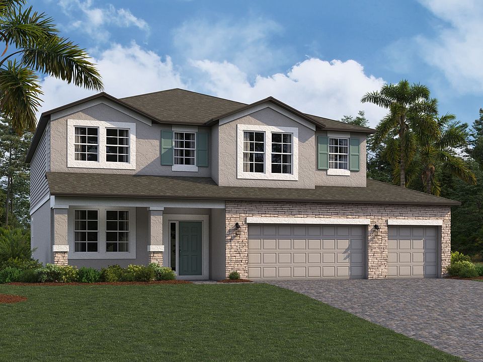 Mira Lago Elevation B - Siding