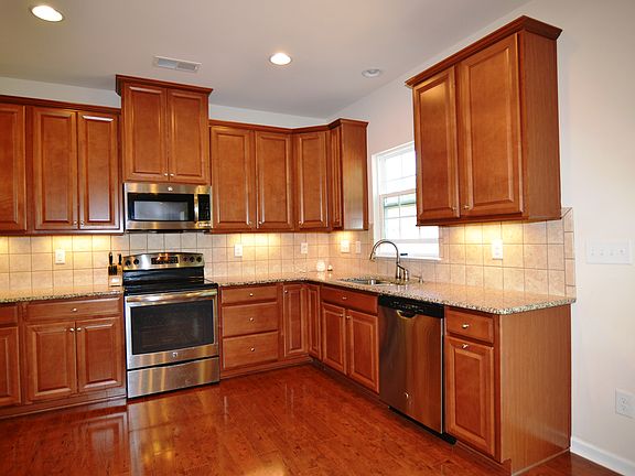 Kitchen with stainless steel