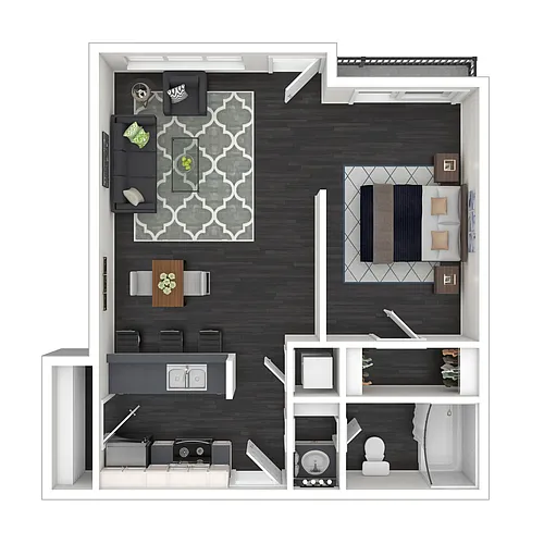 Floor plan 0X1B