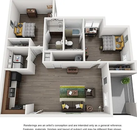 B2 2 Bedroom B2 2 Bedroom