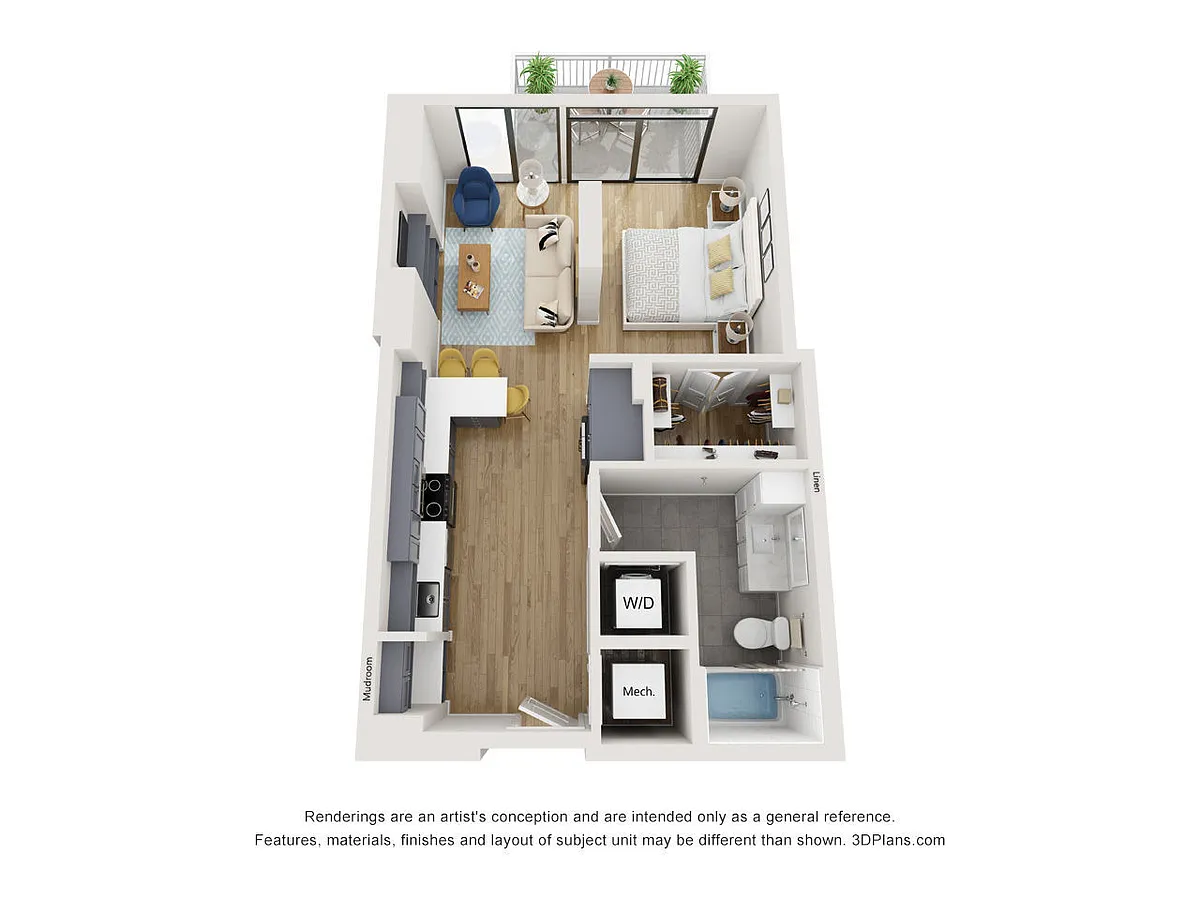 Floor plan A1b