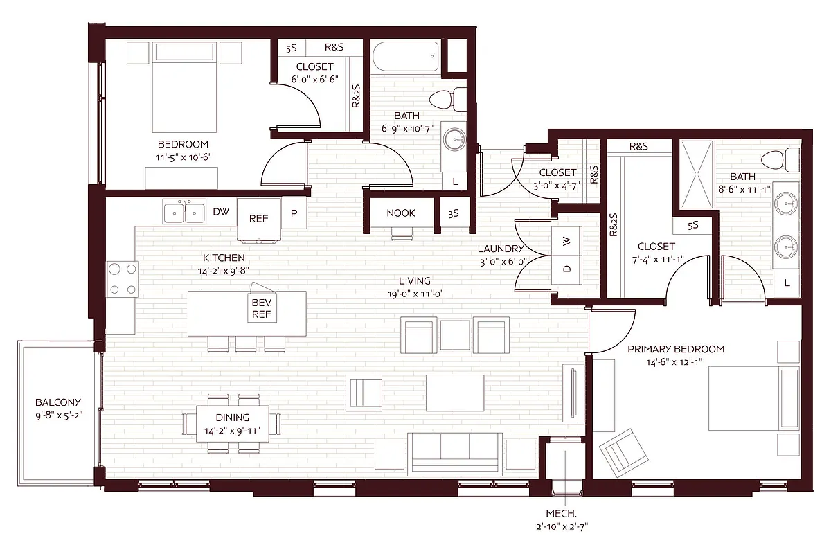Floor plan Tuscany