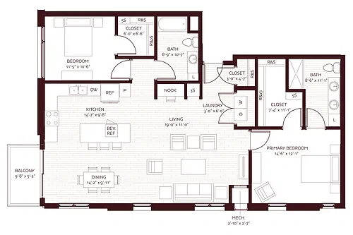 Floor plan Tuscany