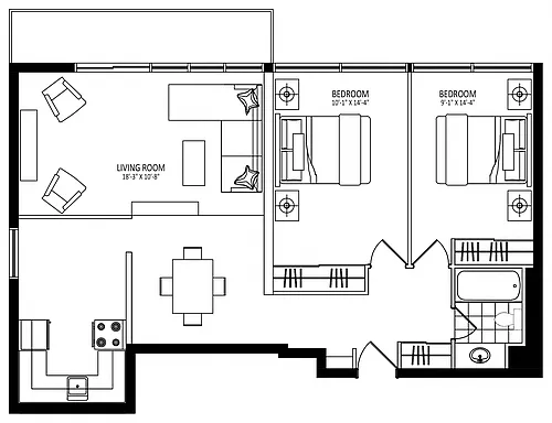 Floor plan The Douglas - 2380 Baseline