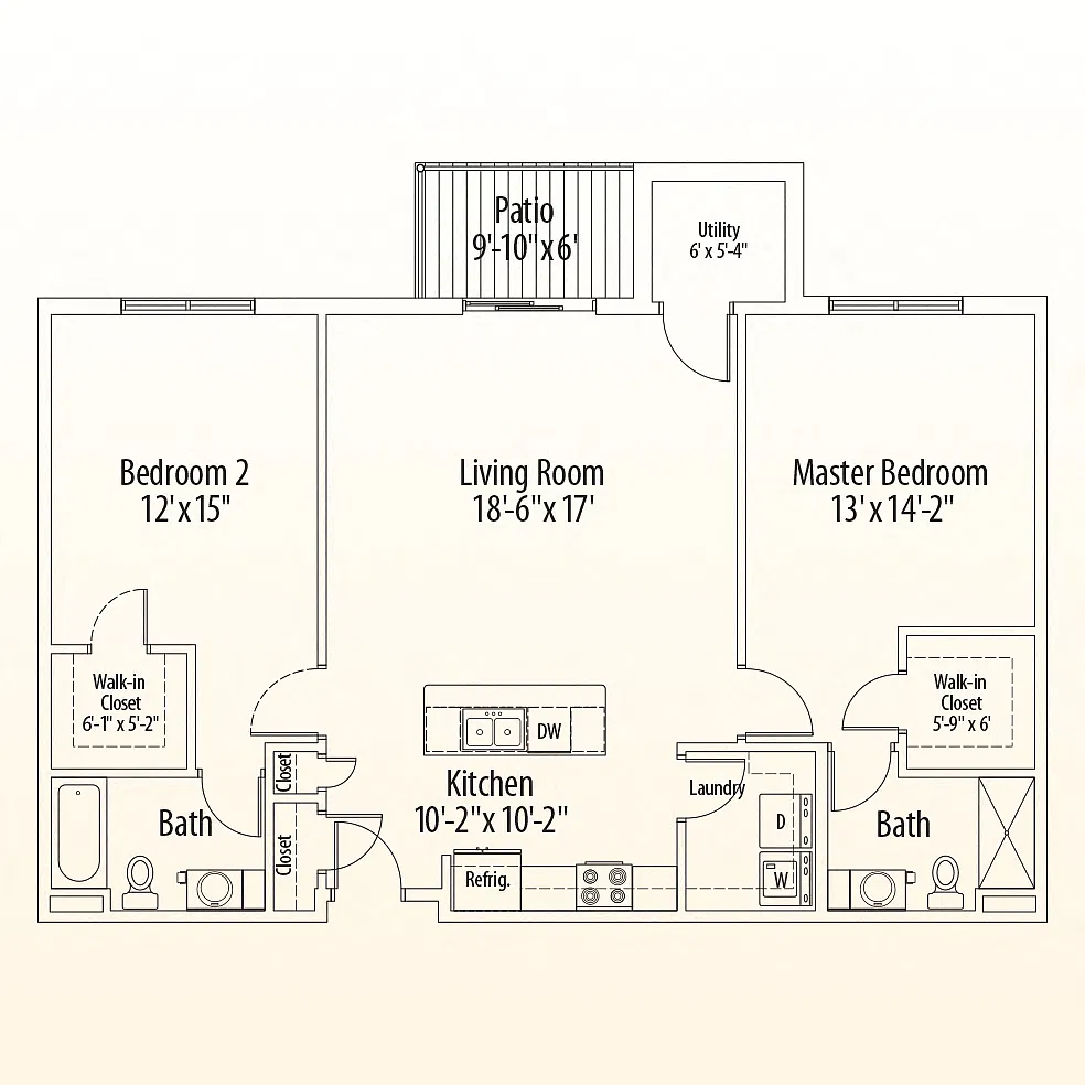 Floor plan Bbrv