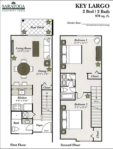 Floor plan Key Largo