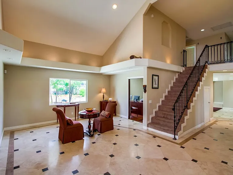 living room to office