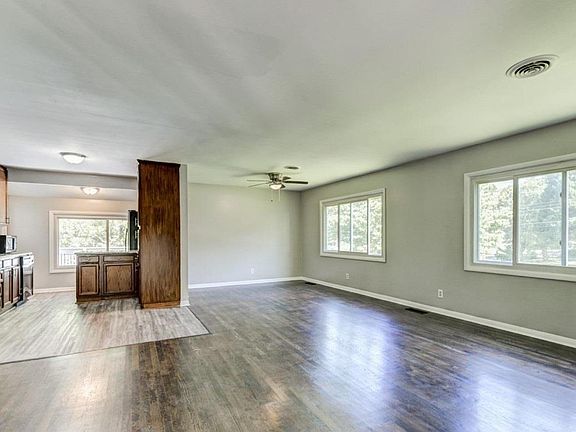 View of open and bright upstairs living space