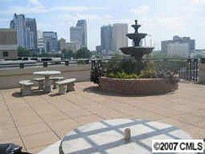 Rooftop patio - view of skyline