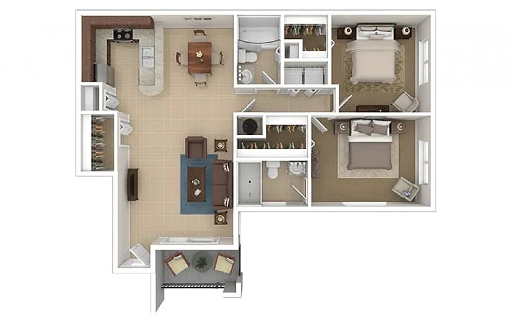 Floor plan Inlet South 1