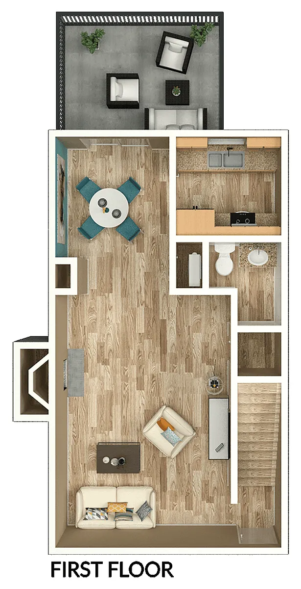 Floor plan The Monroe
