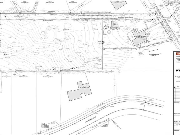 Southward sloping, beautifully wooded property.
