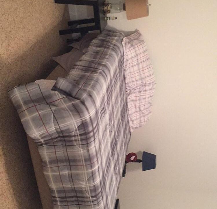 Queen sized bed