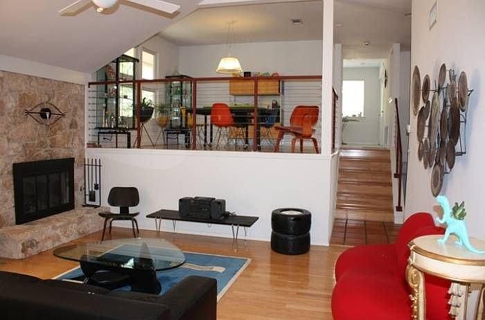 part of living room and dining room