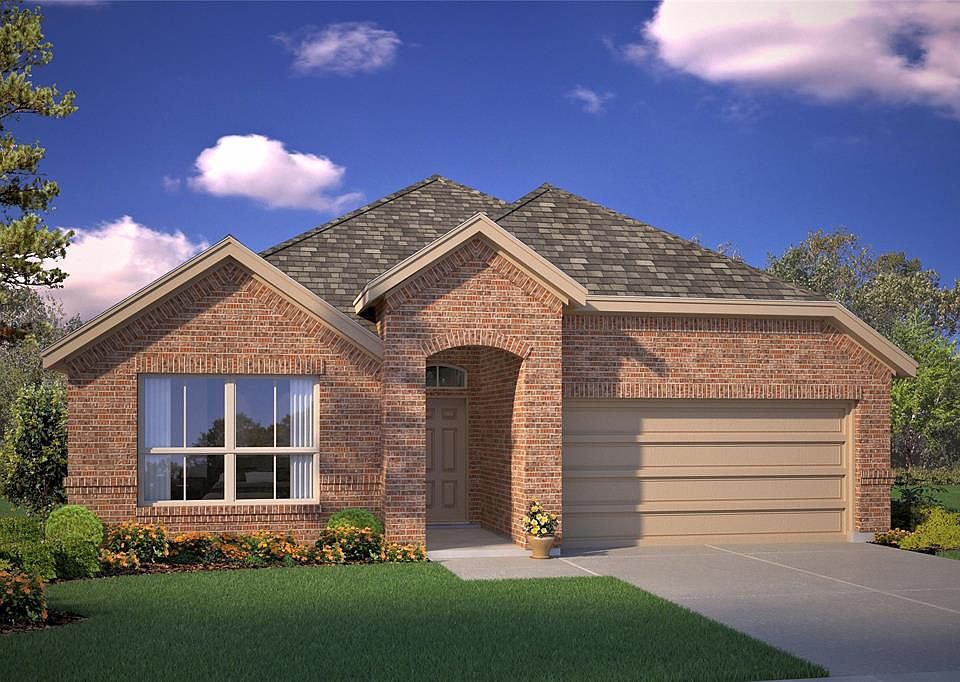 D.R. Horton's Blanco floorplan - Elevation F. All photos shown here may not depict the specified home & features included are for illustration purposes only