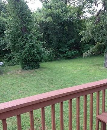 VIEW OF BACK YARD