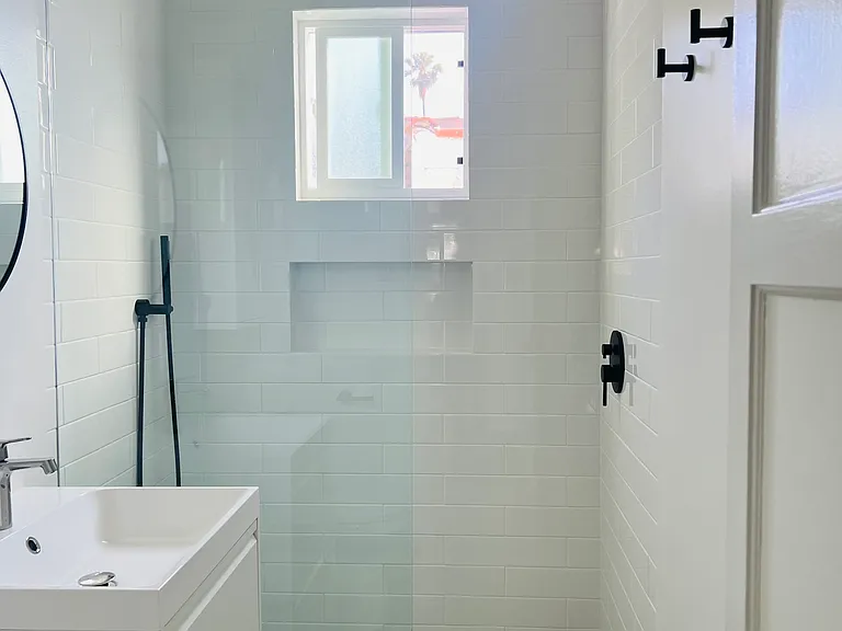 Spacious new bathroom