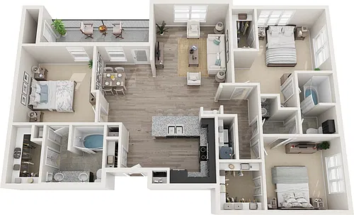 Floor plan C1E