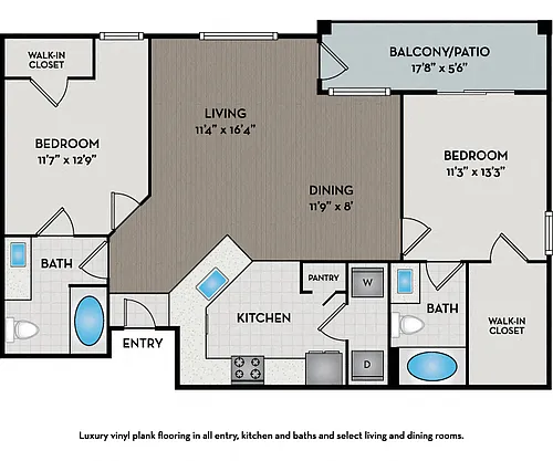 Floor plan B1 B2