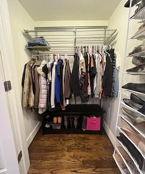 I added a large storage bin and there was still plenty of space