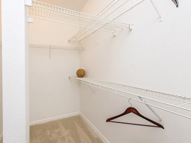Large Walk-in Closet with Wire Shelves