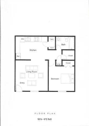 1 Bedroom 1 Bathroom 672 Sq Ft 1 Bedroom 1 Bathroom 672 Sq Ft