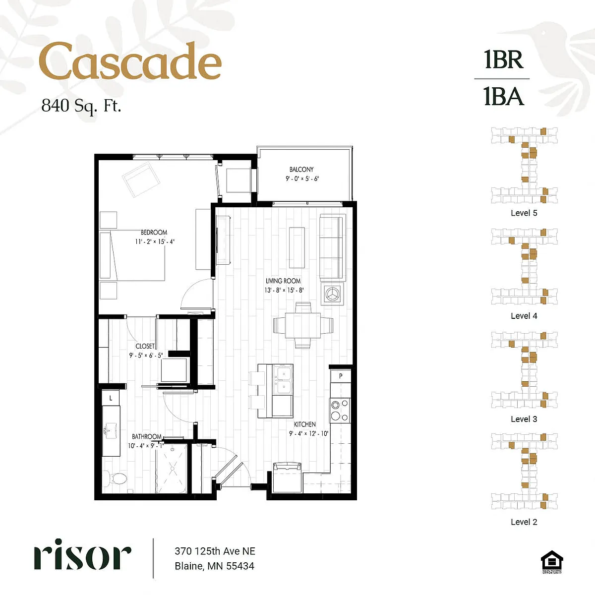 Floor plan Cascade