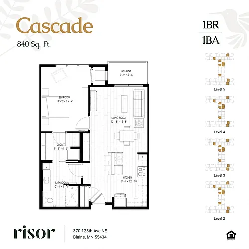 Floor plan Cascade
