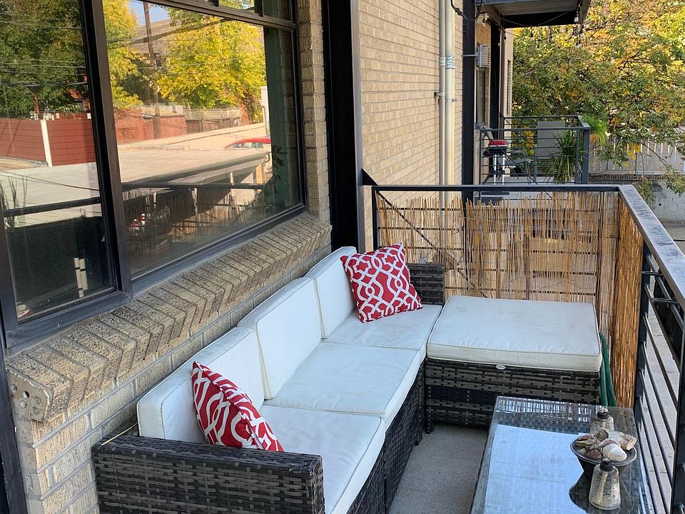 Spacious balcony.
