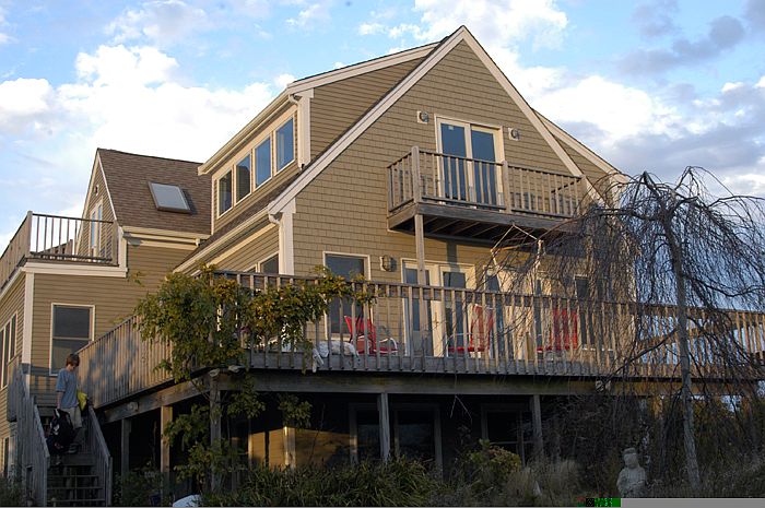 Side of house - with decks
