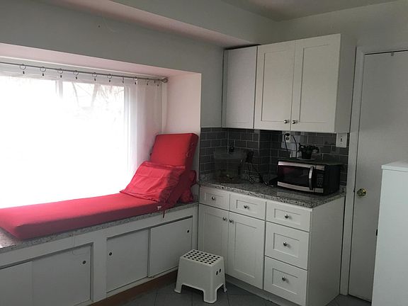 Bay window in kitchen