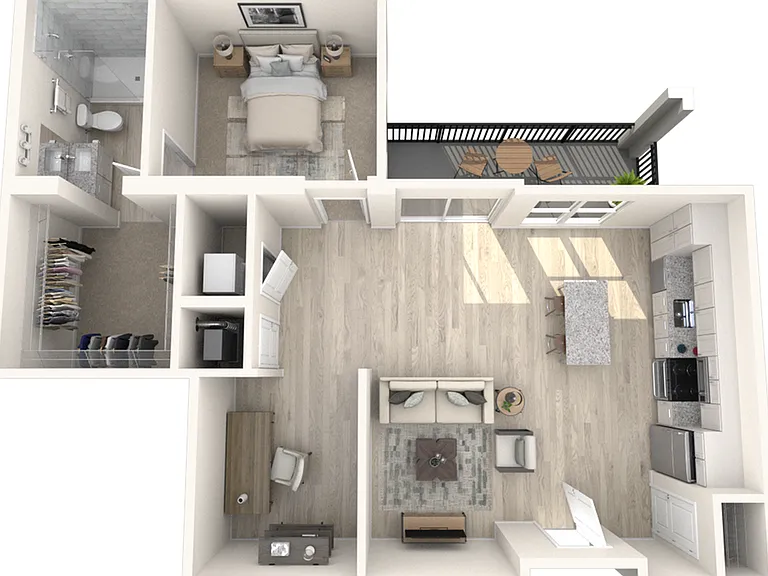 A4.0 | One Bedroom, One Bathroom + Den A4.0 | One Bedroom, One Bathroom + Den