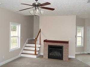 Fireplace in living room