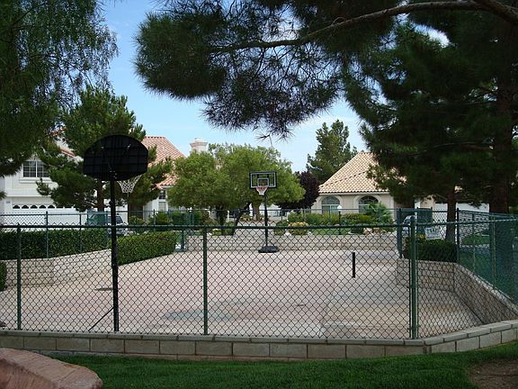 Neighborhood basketball courts