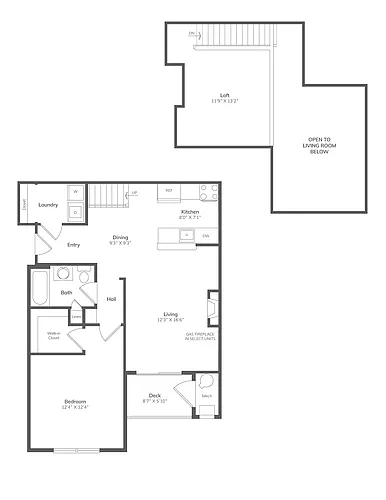 Floor plan Lofts-A1BLR