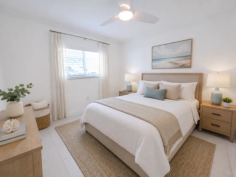 Bedroom 2. Virtually Staged for illustrative purposes only. Rental is unfurnished.
