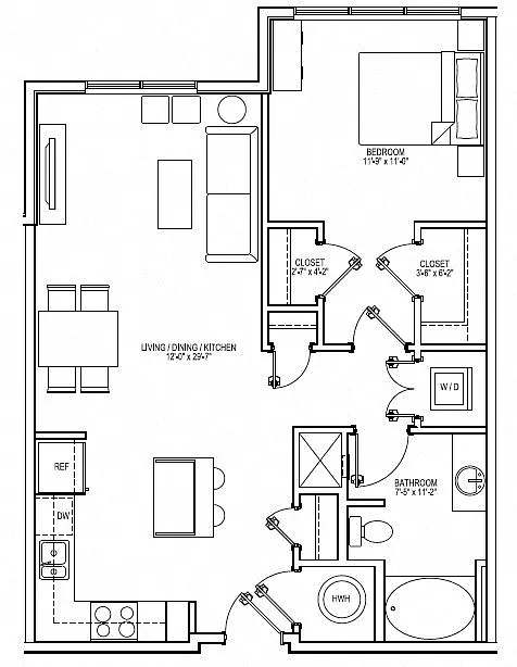 Floor plan A2A