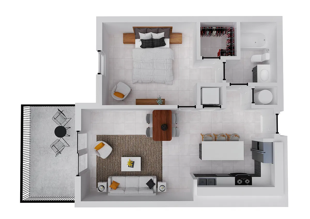 Floor plan Adina I