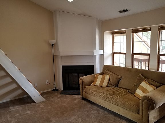 Wood burning fireplace 